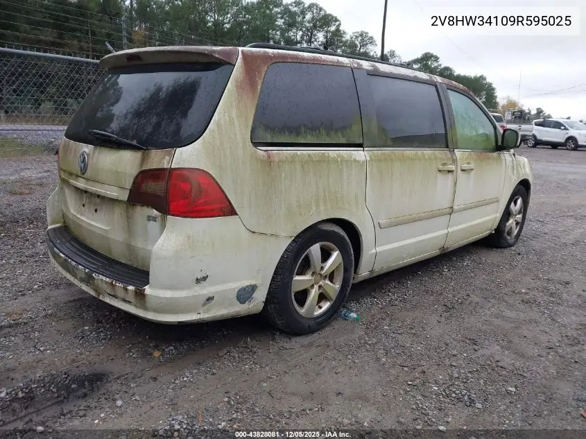 2V8HW34109R595025 2009 Volkswagen Routan Se
