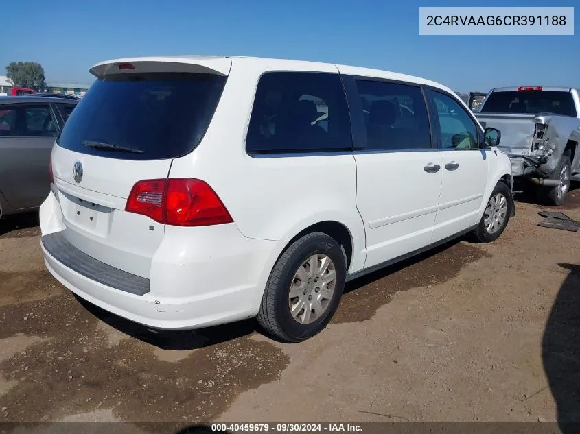 2C4RVAAG6CR391188 2012 Volkswagen Routan S