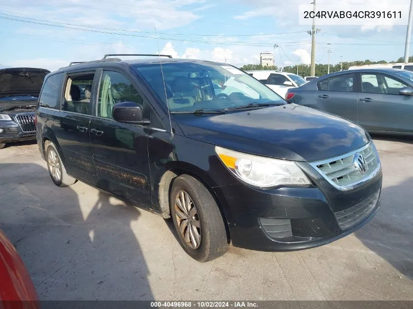 2C4RVABG4CR391611 2012 Volkswagen Routan Se