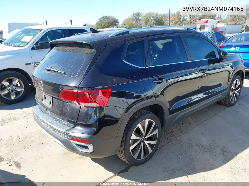 3VVRX7B24NM074165 2022 Volkswagen Taos 1.5T Se