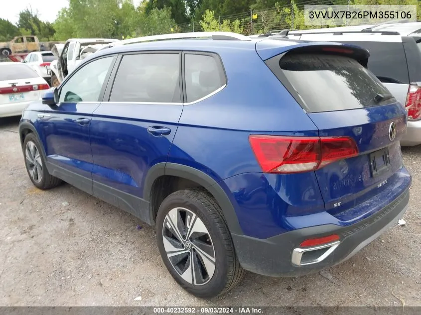 3VVUX7B26PM355106 2023 Volkswagen Taos 1.5T Se