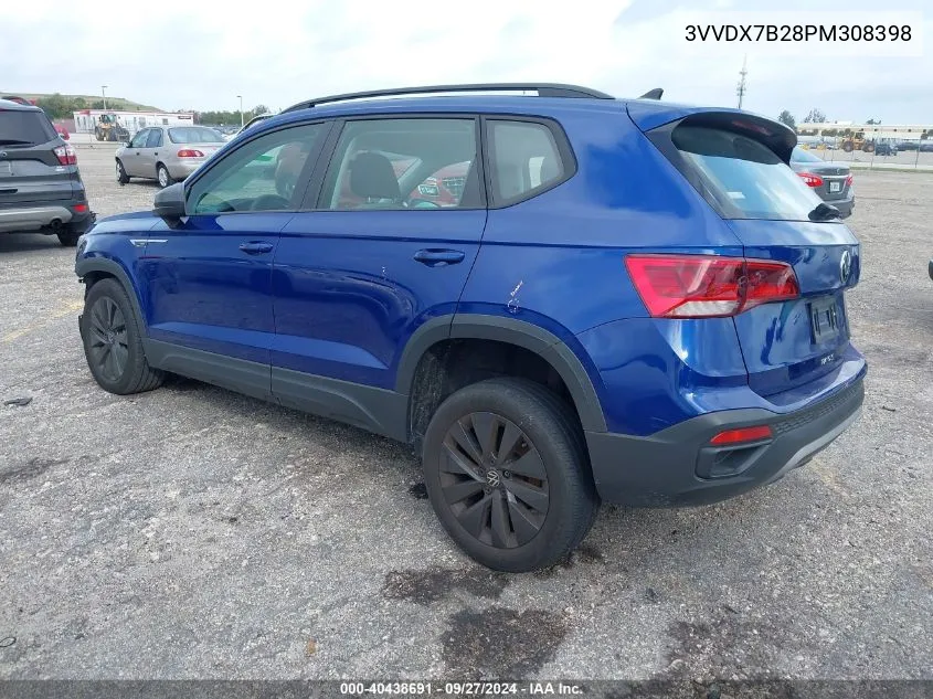 3VVDX7B28PM308398 2023 Volkswagen Taos 1.5T S