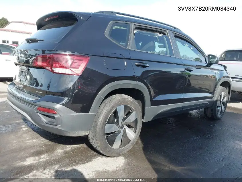 3VV8X7B20RM084340 2024 Volkswagen Taos 1.5T S