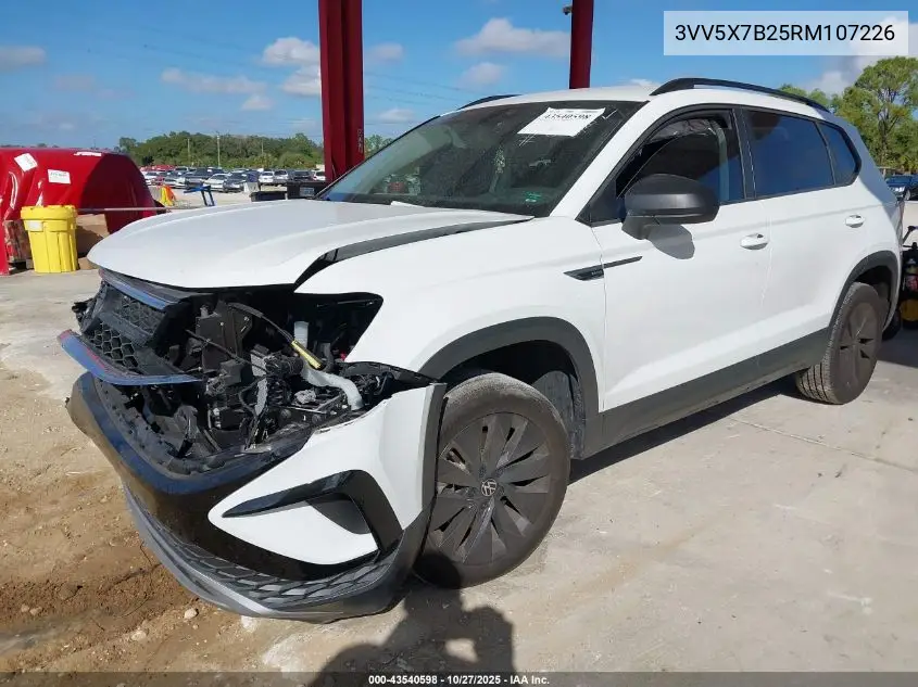 3VV5X7B25RM107226 2024 Volkswagen Taos 1.5T S