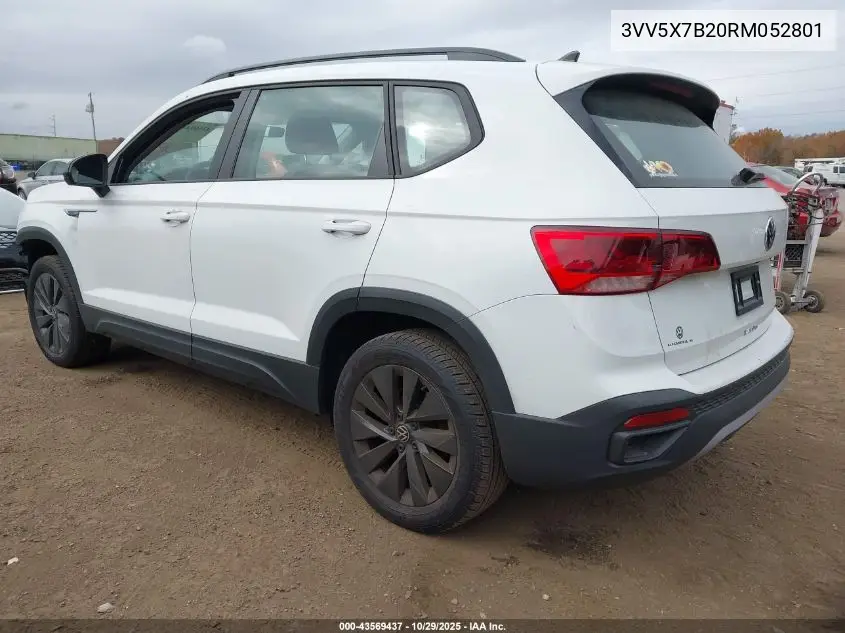 3VV5X7B20RM052801 2024 Volkswagen Taos 1.5T S