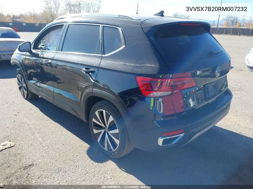 3VVSX7B20RM007232 2024 Volkswagen Taos 1.5T Se