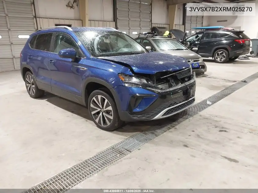 3VVSX7B2XRM025270 2024 Volkswagen Taos 1.5T Se