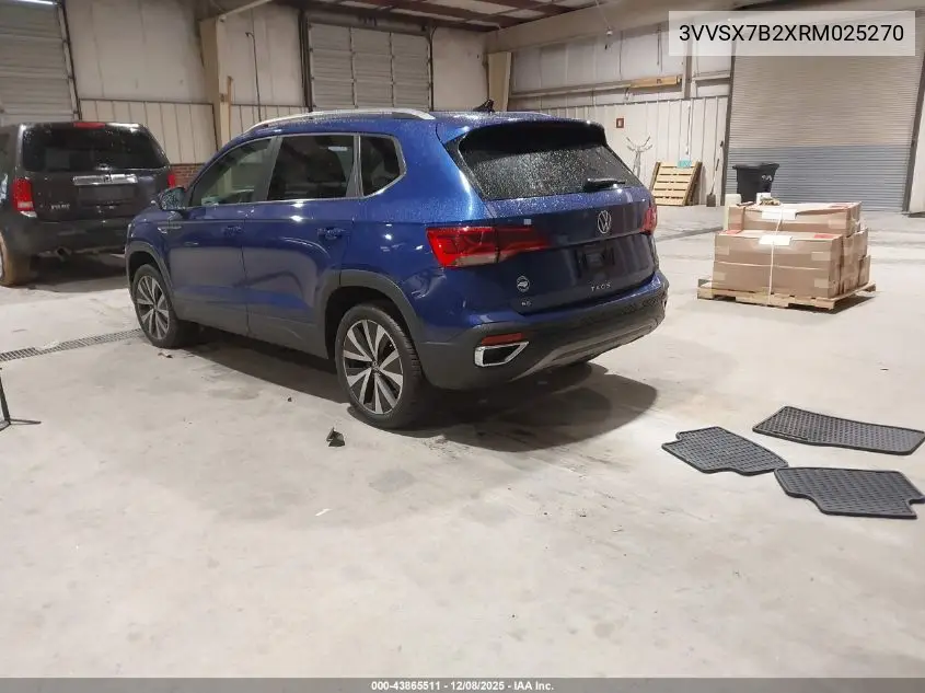 3VVSX7B2XRM025270 2024 Volkswagen Taos 1.5T Se