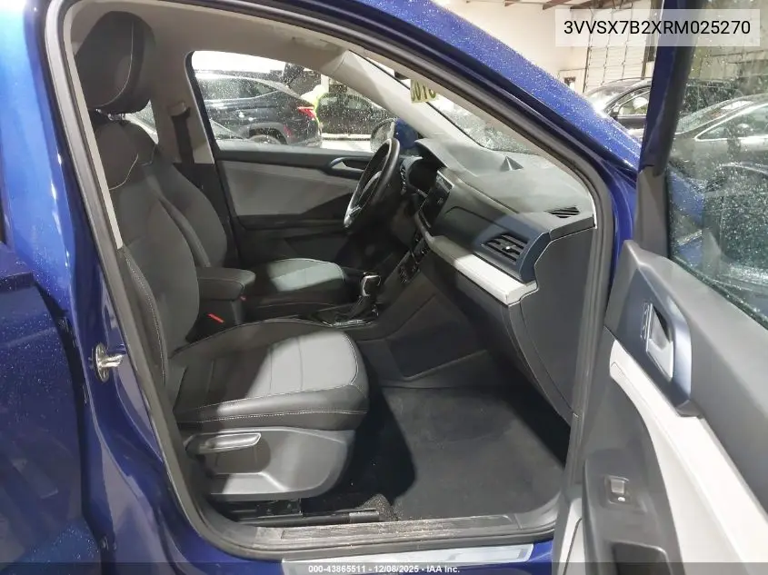 3VVSX7B2XRM025270 2024 Volkswagen Taos 1.5T Se
