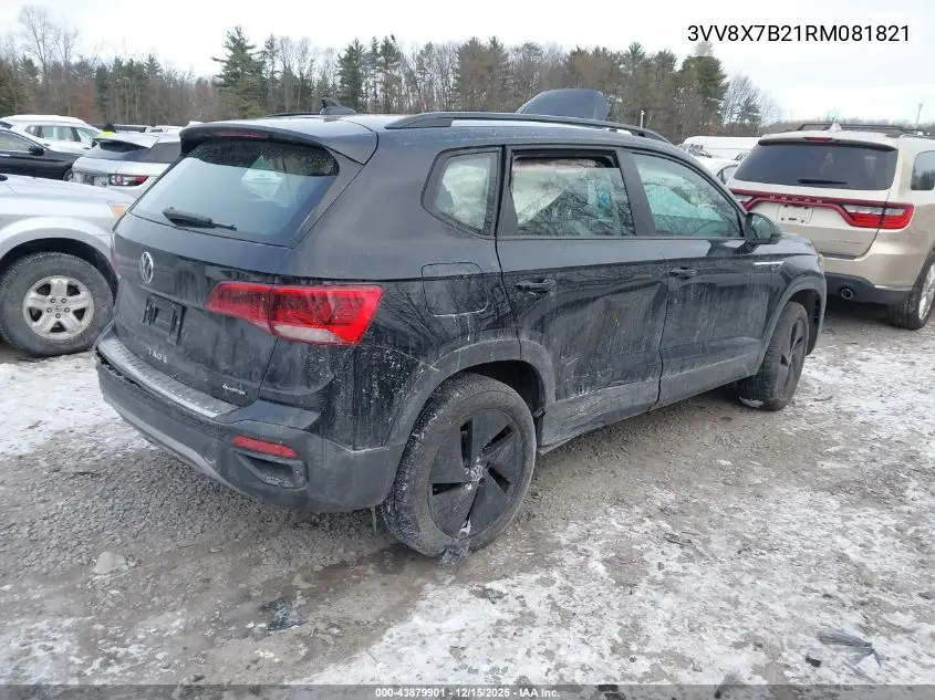 3VV8X7B21RM081821 2024 Volkswagen Taos 1.5T S