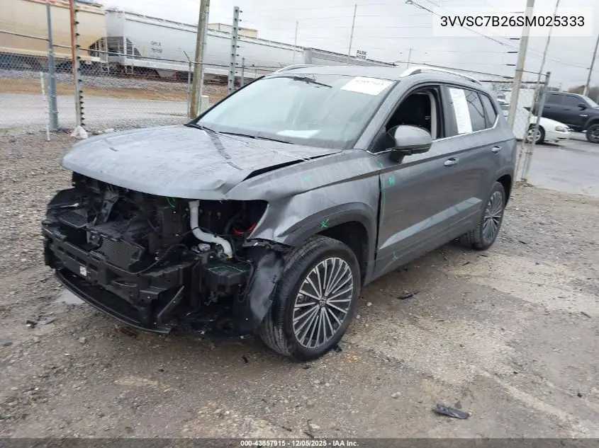 3VVSC7B26SM025333 2025 Volkswagen Taos 1.5T Se