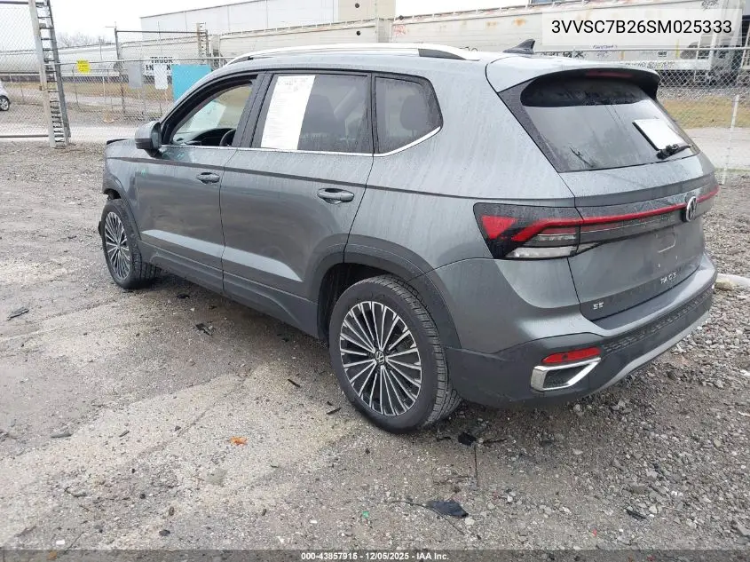 3VVSC7B26SM025333 2025 Volkswagen Taos 1.5T Se