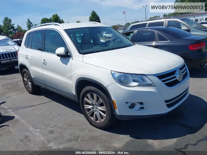 WVGBV75N99W000513 2009 Volkswagen Tiguan Se/Sel