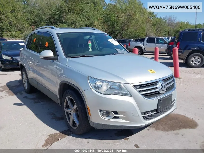 WVGAV75N69W005406 2009 Volkswagen Tiguan S/Se/Sel