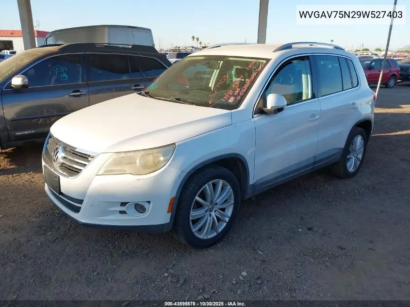 WVGAV75N29W527403 2009 Volkswagen Tiguan Se
