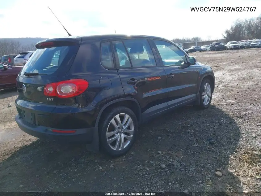WVGCV75N29W524767 2009 Volkswagen Tiguan S