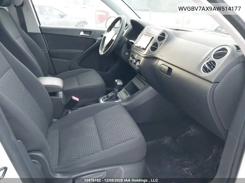 WVGBV7AX9AW514177 2010 Volkswagen Tiguan Se/Sel