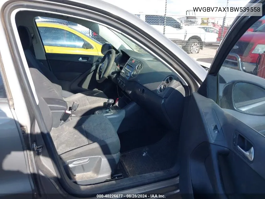 WVGBV7AX1BW539558 2011 Volkswagen Tiguan S