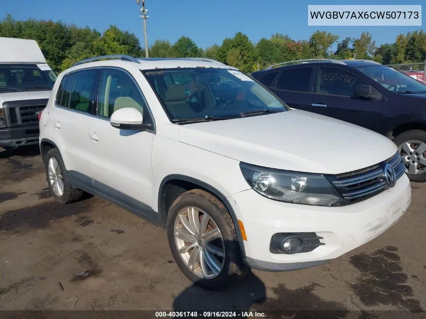 WVGBV7AX6CW507173 2012 Volkswagen Tiguan Se