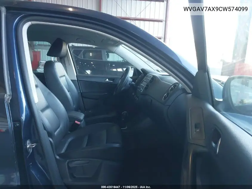 WVGAV7AX9CW574099 2012 Volkswagen Tiguan Le
