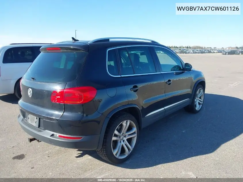 WVGBV7AX7CW601126 2012 Volkswagen Tiguan Sel