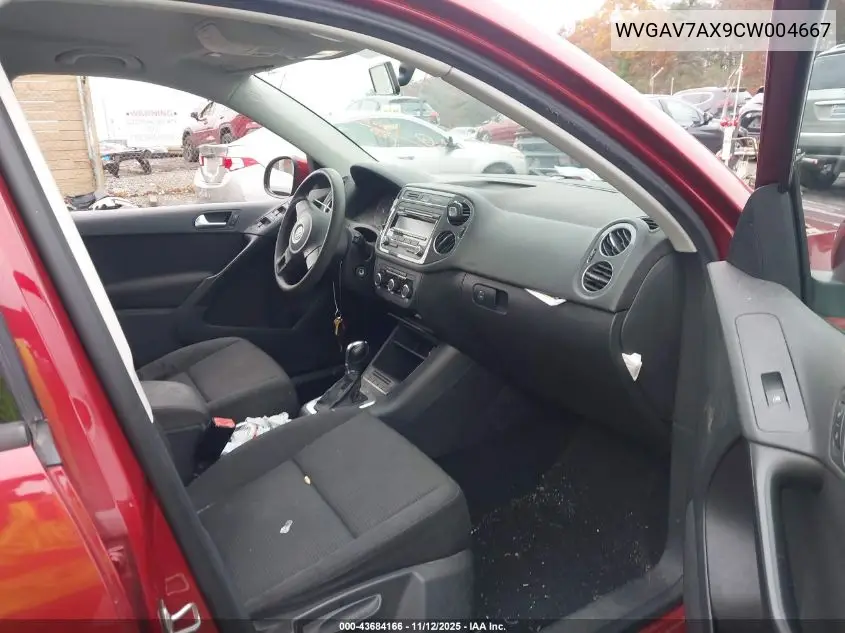 WVGAV7AX9CW004667 2012 Volkswagen Tiguan S