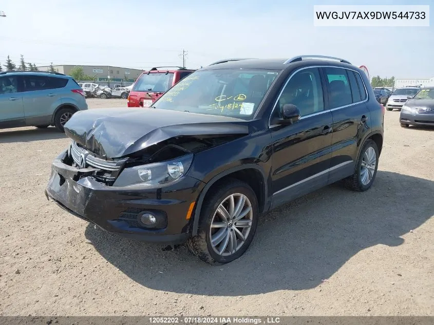 WVGJV7AX9DW544733 2013 Volkswagen Tiguan S/Se/Sel