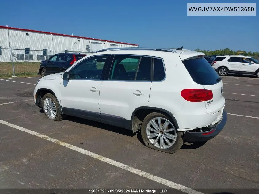 WVGJV7AX4DW513650 2013 Volkswagen Tiguan