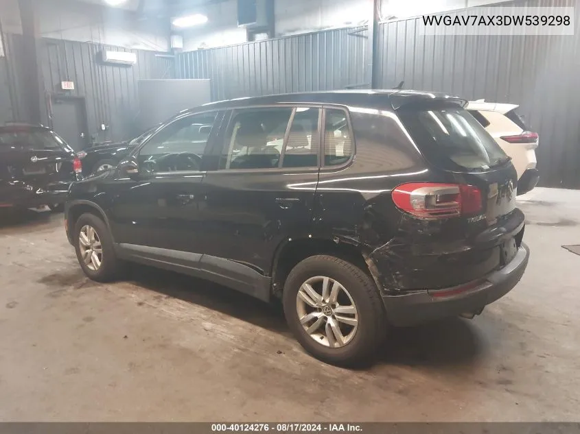 WVGAV7AX3DW539298 2013 Volkswagen Tiguan S