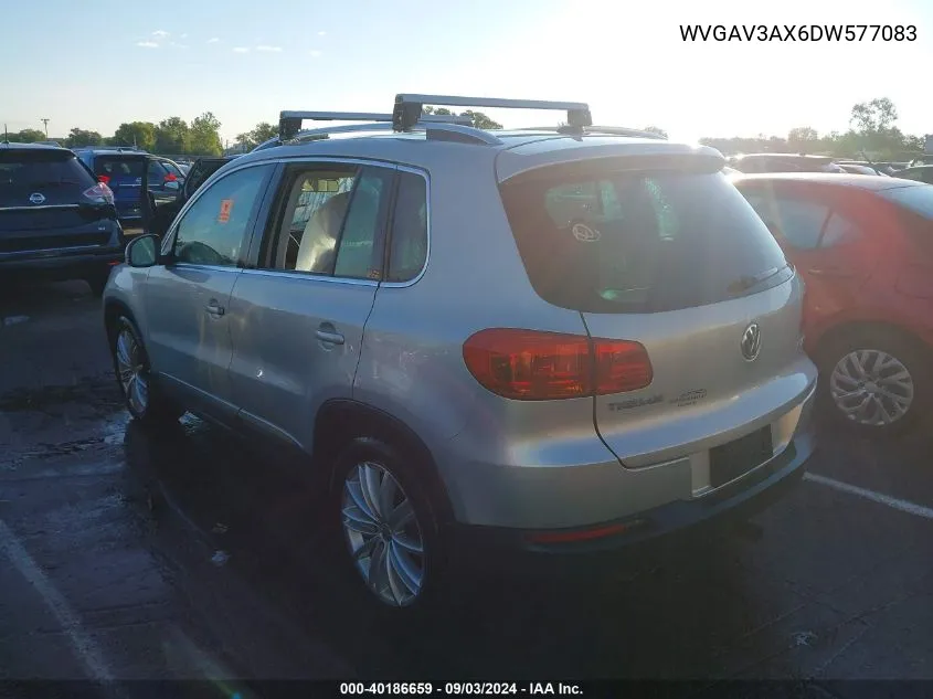 WVGAV3AX6DW577083 2013 Volkswagen Tiguan Se