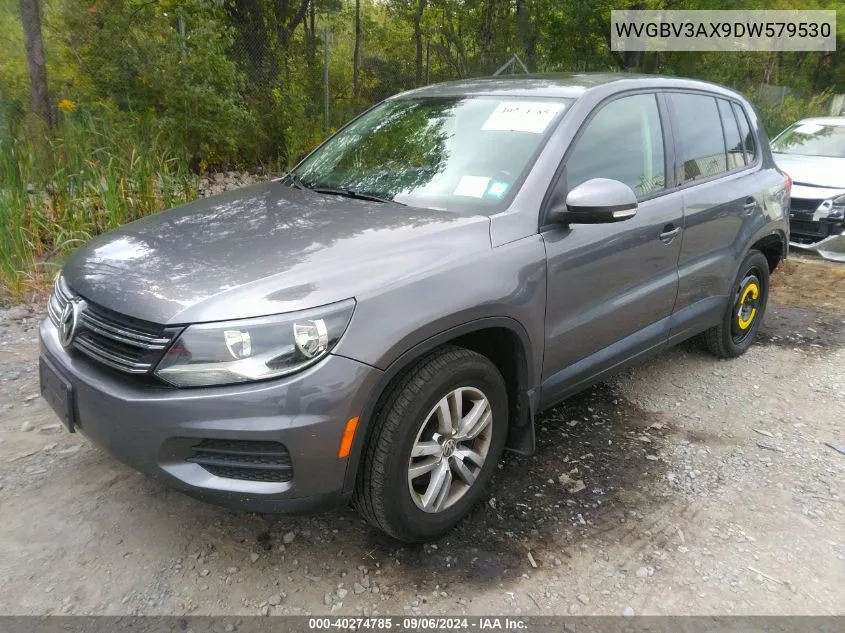 WVGBV3AX9DW579530 2013 Volkswagen Tiguan S/Se/Sel