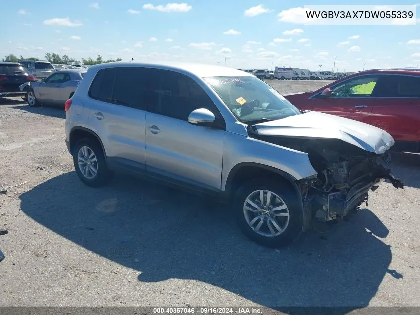 WVGBV3AX7DW055339 2013 Volkswagen Tiguan S