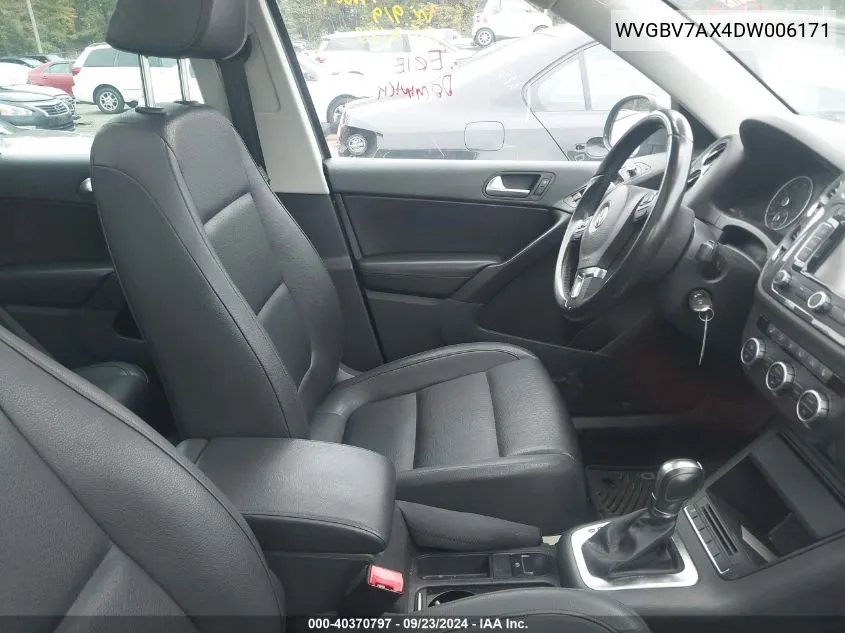 WVGBV7AX4DW006171 2013 Volkswagen Tiguan Se