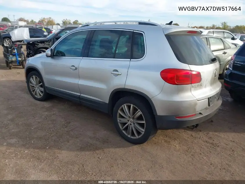 WVGBV7AX7DW517664 2013 Volkswagen Tiguan Se