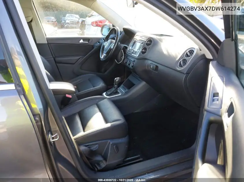 WVGBV3AX7DW614274 2013 Volkswagen Tiguan Se