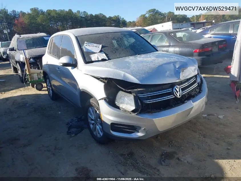WVGCV7AX6DW529471 2013 Volkswagen Tiguan S