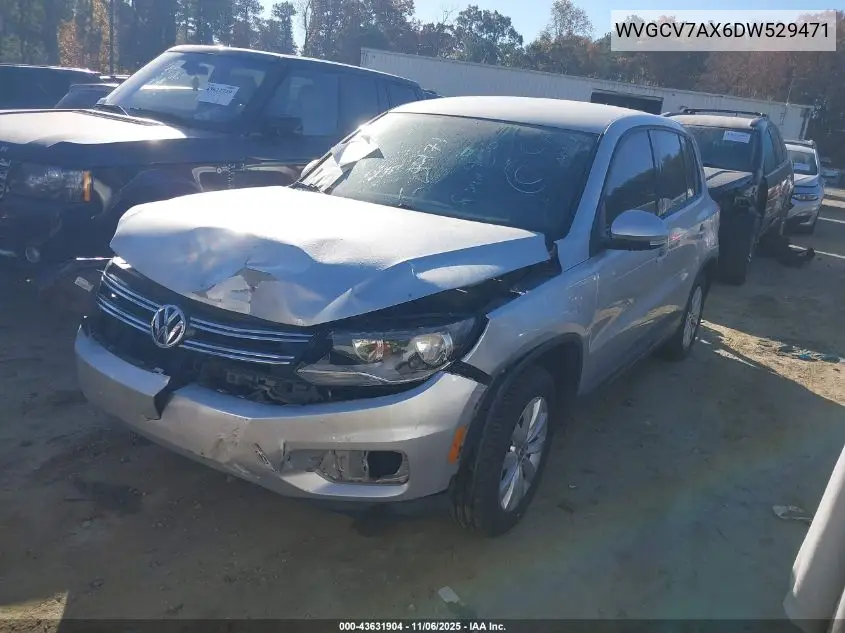 WVGCV7AX6DW529471 2013 Volkswagen Tiguan S