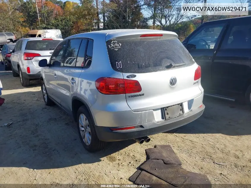 WVGCV7AX6DW529471 2013 Volkswagen Tiguan S