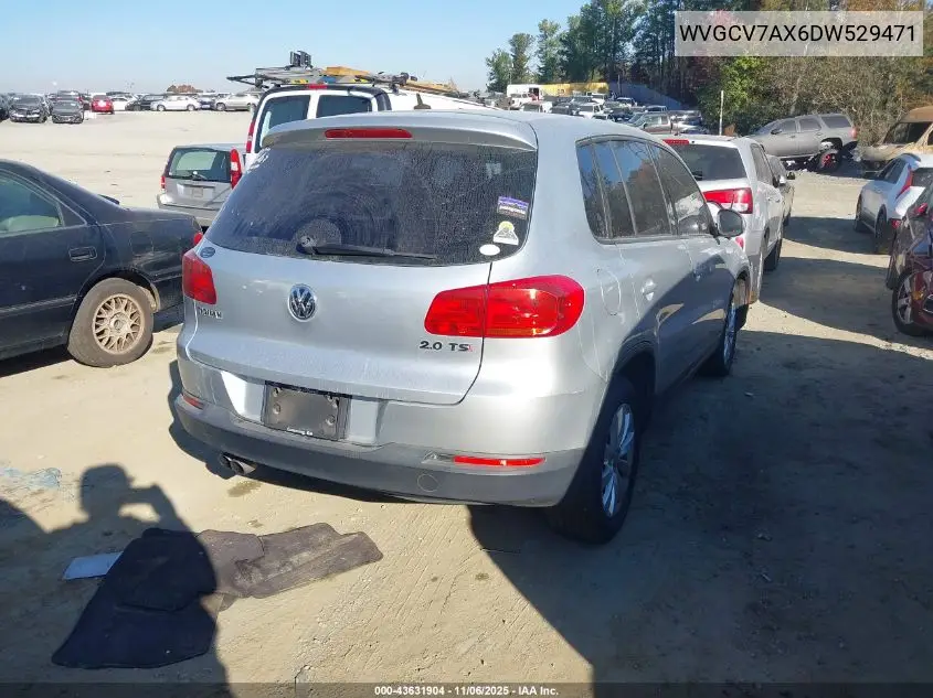 WVGCV7AX6DW529471 2013 Volkswagen Tiguan S