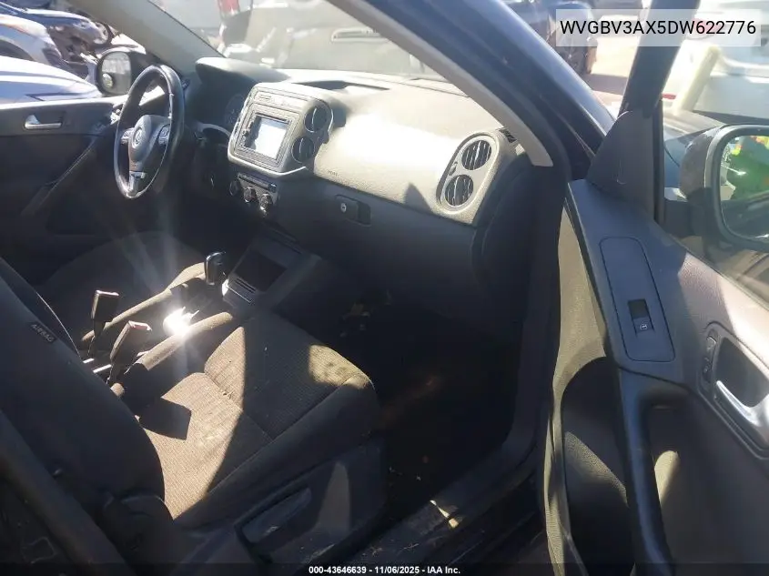 WVGBV3AX5DW622776 2013 Volkswagen Tiguan S