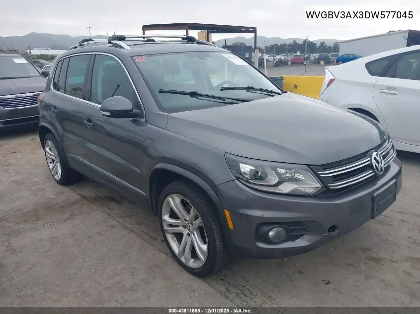 WVGBV3AX3DW577045 2013 Volkswagen Tiguan Sel