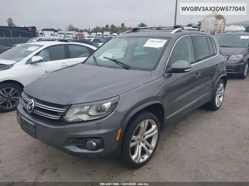 WVGBV3AX3DW577045 2013 Volkswagen Tiguan Sel