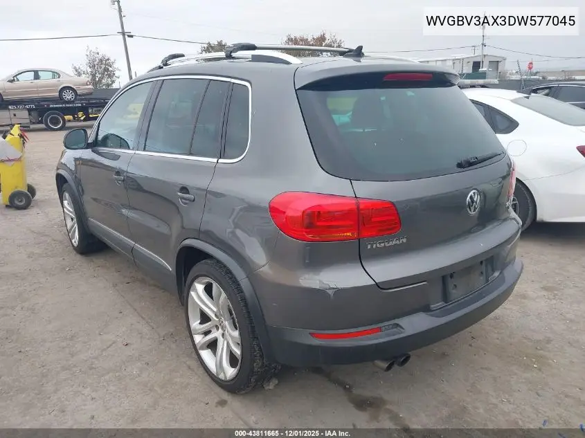 WVGBV3AX3DW577045 2013 Volkswagen Tiguan Sel