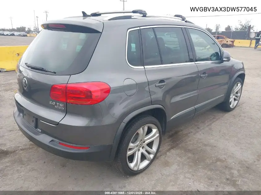 WVGBV3AX3DW577045 2013 Volkswagen Tiguan Sel