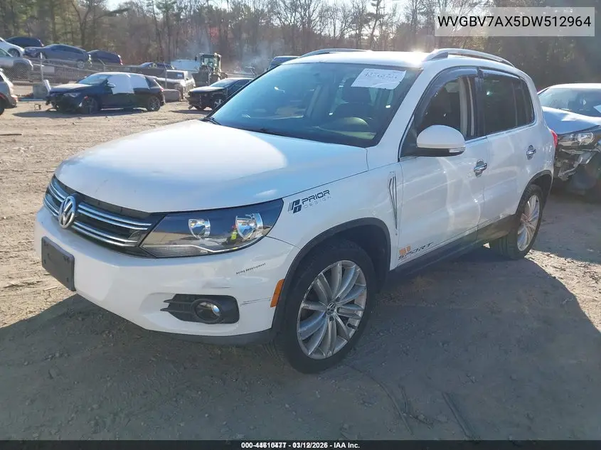 WVGBV7AX5DW512964 2013 Volkswagen Tiguan S/Se/Sel