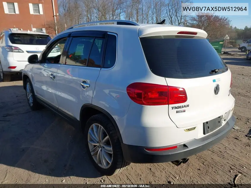 WVGBV7AX5DW512964 2013 Volkswagen Tiguan S/Se/Sel