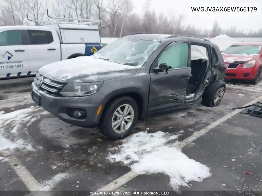 WVGJV3AX6EW566179 2014 Volkswagen Tiguan