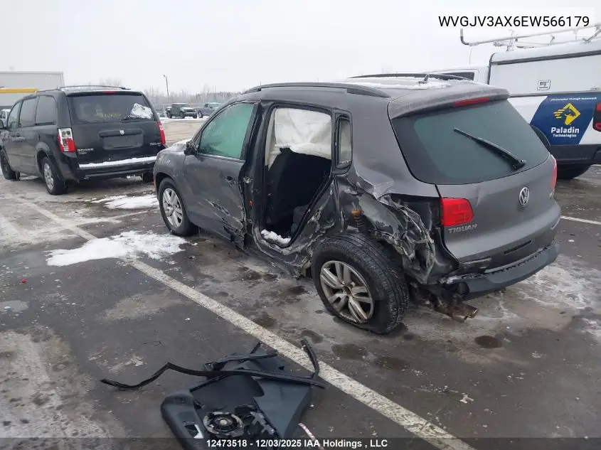 WVGJV3AX6EW566179 2014 Volkswagen Tiguan