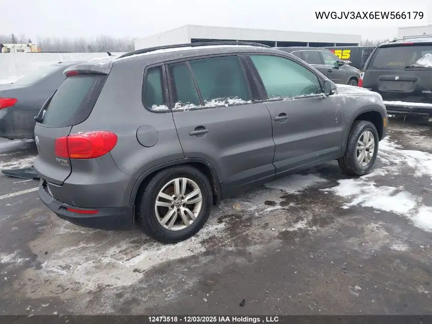 WVGJV3AX6EW566179 2014 Volkswagen Tiguan