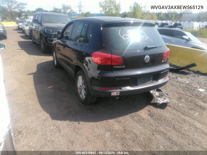 WVGAV3AX8EW565129 2014 Volkswagen Tiguan Se